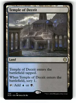 Temple of Deceit NM Starter Commander Decks 324 MTG Regular Rare - Image 1