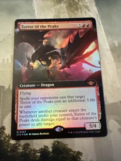 Terror of the Peaks (Extended Art) Outlaws of Thunder Junction Foil - Image 1