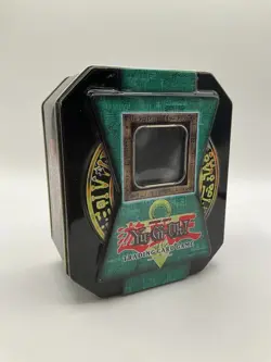 Yu-Gi-Oh! Shonen Jump's 1996 Collectible Empty Tin Teal - Image 1