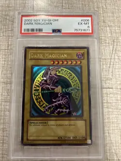2002 Yu-Gi-Oh! Dark Magician PSA 6 - Image 1