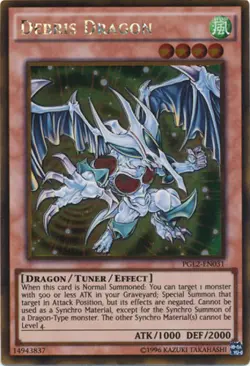 Yugioh! LP Debris Dragon - PGL2-EN031 - Gold Rare - Unlimited Edition Lightly Pl - Image 1