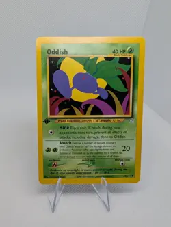Oddish 68/111 1st Edition Neo Genesis WOTC - Pokemon Card Near Mint 68/111 NM - Image 1