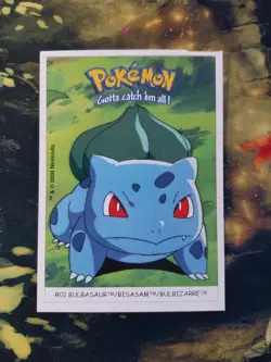 Cartes Stickers Pokemon a l'unite - Dunkin Boomer Vintage Card 2000 - Image 2