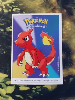 Cartes Stickers Pokemon a l'unite - Dunkin Boomer Vintage Card 2000 - Image 3