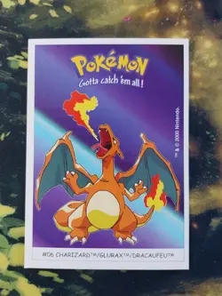 Cartes Stickers Pokemon a l'unite - Dunkin Boomer Vintage Card 2000 - Image 4