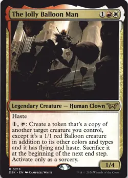 MTG The Jolly Balloon Man Normal NM Duskmourn: House of Horror Magic 219 - Image 1