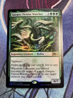 MTG 2019 Core Set 2020 Media Promo: Gargos, Vicious Watcher (172/280) Foil - Image 1