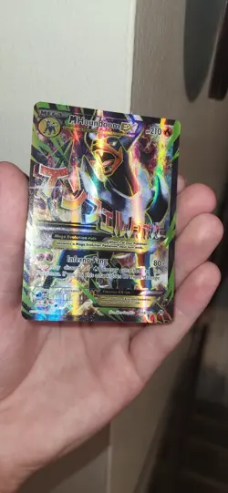 Pokemon TCG M Houndoom EX Ultra Rare Full Art 154/162 Breakthrough - Image 2