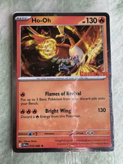 Ho-Oh 010/086 Galaxy GameStop Promo Stamped Sealed - Pokemon Chaos Rising - Image 1