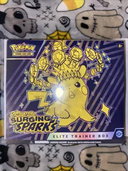 Pokemon TCG Scarlet and Violet SURGING SPARKS ETB Elite Trainer Box BRAND NEW - Image 1