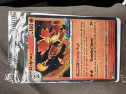 SEALED Delphox Chaos Rising Promo Holo Pokemon Card English ✅ Fast Shipping ✅ - Image 1