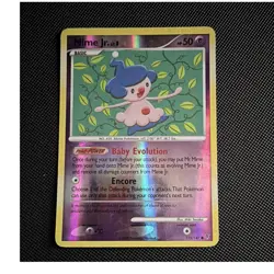 Pokemon TCG Mime Jr. 115/147 Diamond & Pearl Reverse Holo English - Image 1