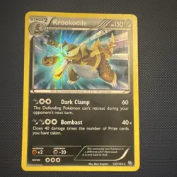Pokemon Krookodile 127/124 Dragons Exalted Holo Secret Rare English 2012 150HP - Image 1
