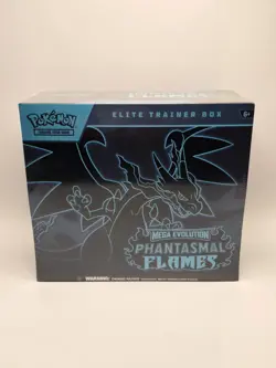 🔥Pokemon TCG Mega Evolution Phantasmal Flames Elite Trainer Box! ETB!🔥 - Image 1
