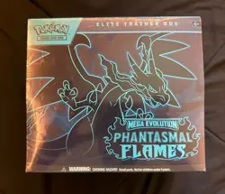 Pokemon TCG Mega Evolution Phantasmal Flames Elite Trainer Box ETB Sealed - Image 1