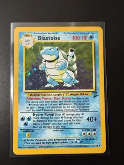 The Pokemon Company Pokemon TCG Blastoise 002/130 Base Set 2 Holo EN - Image 1