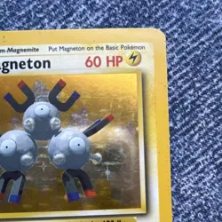Pokemon Wizards of the Coast Magneton 9/102 Base Set Holo Rare 1999 English - Image 4