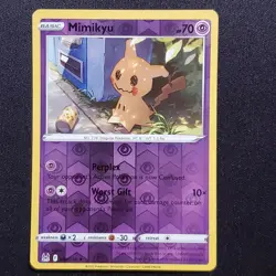 Mimikyu 080/196 Reverse Holo Rare Lost Origin Pokemon Near Mint - Image 1