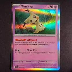 Mimikyu 097/193 Holo Rare Paldea Evolved Pokemon Lightly Played - Image 1
