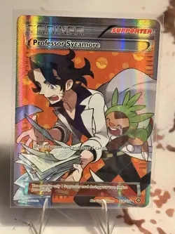 Pokemon Professor Sycamore Full Art XY Steam Siege 114/114 Ultra Rare Holo - Image 1