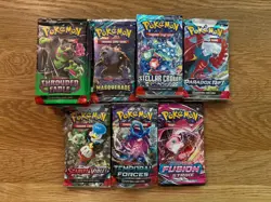 Various Scarlet & Violet Bundle - 228x Packs OPENED (Read Description) | Pokemon - Image 1