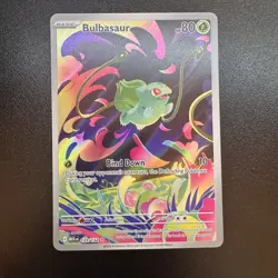 Bulbasaur 133/132 Mega Evolution Pokemon Illustration Rare Near Mint/mint - Image 1
