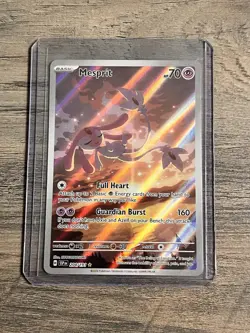 Pokemon Mesprit 204/191 Sv08 Surging Sparks Illustration Rare Holo - Image 1