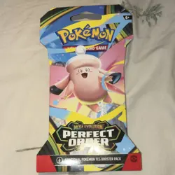 Pokemon TCG Mega Evolution Perfect Order Pack Booster English - Image 1