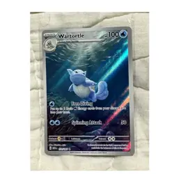 Pokemon Wartortle 171/165 SV 151 Illustration Rare Holo EN Pokemon TCG - Image 1