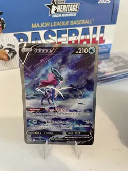 Suicune V GG38/GG70 Pokemon Crown Zenith Galarian Gallery V Rare Near Mint - Image 1
