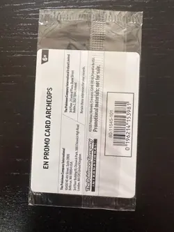 Pokemon Field Museum Fossil Exhibit Archeops Promo SEALED - In Hand! - Image 2