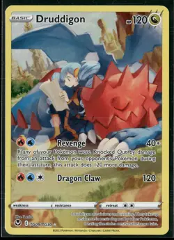 Pokemon - Druddigon TG09/TG30 Silver Tempest NM - Image 1