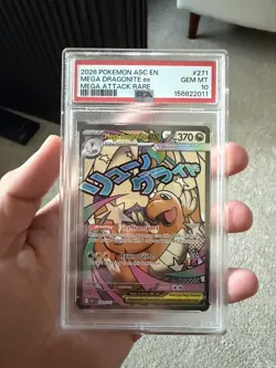 2026 POKEMON ASC EN-ASCENDED HEROES MEGA ATTACK RARE MEGA DRAGONITE EX PSA 10 - Image 1