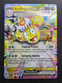 Pokemon Alolan Exeggutor EX Sv08: Surging Sparks Double Rare Holo - Image 1