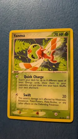 2004 Pokemon Yanma 28/109 - EX Team Rocket Returns - Authentic - Image 1