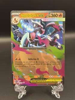 Mega Charizard X ex 029 Holo Promo ME: Mega Evolution Promo Pokemon Near Mint - Image 1