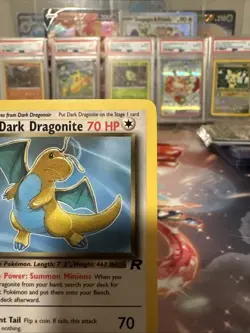 Pokemon Dark Dragonite 22/82 1st Edition Team Rocket Non-Holo LP Condition - Image 3