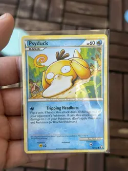 Pokemon TCG Psyduck Triumphant 74/102 Regular Common English 60HP Basic - Image 1