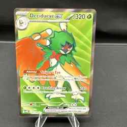 Pokemon TCG Decidueye EX Ultra Rare Holo 320 HP PDR 100/088 Perfect Order - Image 1