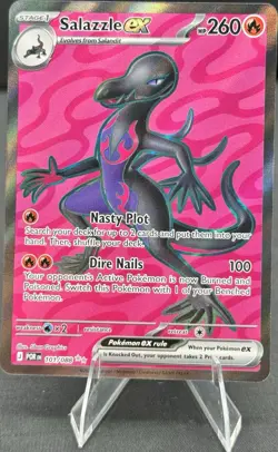 Pokemon TCG perfect order Salazzle EX 101/088 ultra rare full art holo English - Image 1
