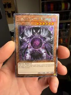 Yu-Gi-Oh Caius the Shadow Monarch RA03-EN194 Platinum Secret Rare - Image 1