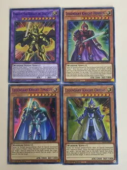 Yugioh Timaeus the Knight of Destiny Set Legendary Critias Hermos - Free Holo B - Image 1