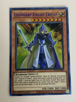 Yugioh Timaeus the Knight of Destiny Set Legendary Critias Hermos - Free Holo B - Image 5