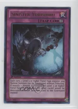 Sinister Yorishiro 1st Ed. YuGiOh Shadow Specters #SHSP-EN089 - Image 1