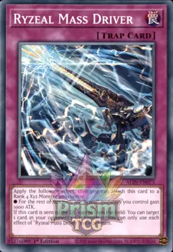 1st ed Ryzeal Mass Driver common ALIN-EN075 Yugioh - Image 1