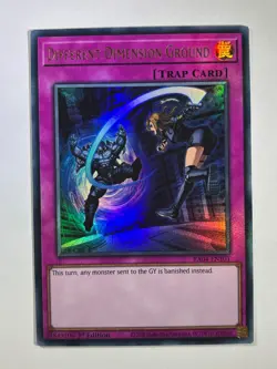 Different Dimension Ground RA04-EN101 Ultra Rare 1st Edition YuGiOh Card - Image 1