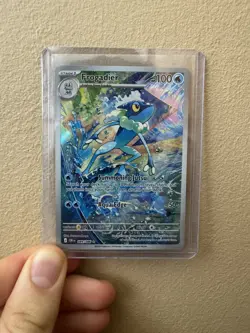 Pokemon Card TCG Frogadier 089/086 Chaos Rising illustration Rare IR fresh pull - Image 1