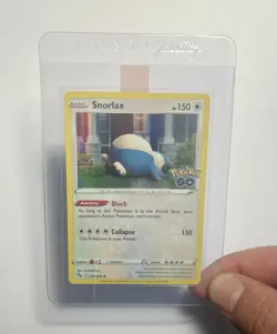 Snorlax 055/078 (NM) Holo Rare Sword & Shield: Pokemon Go 2021 Pokemon Card - Image 3