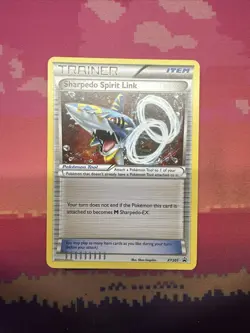 Pokemon Card Sharpedo Spirit Link XY201 Black Star Promo Near Mint - Image 1