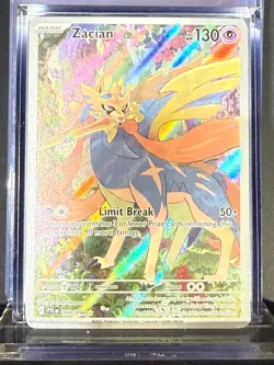 Zacian Pokemon 100 PFL Illustration Rare Near Mint Card - Image 1
